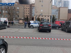На Сиверса перекрыли движение из-за пожара в здании погрануправлении ФСБ региона