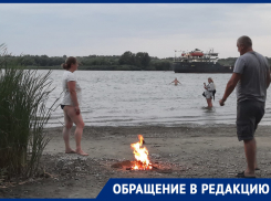 В Кумженской роще ростовчане жгут костры, несмотря на сильный ветер и сухую погоду