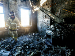 Мужчина заживо сгорел в чудовищном пожаре в коттедже Ростовской области