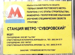 Первую станцию метро уже задумали открыть в Суворовском