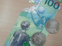 Футбольные купюры и монетки с волком Забивакой появились в банках Ростова