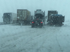 Участок трассы М-4 «Дон» в Ростовской области перекрыли для грузовиков из-за снегопада 