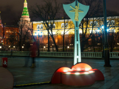 Ростовская стела стала достопримечательностью Москвы под Новый год