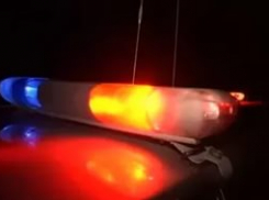 Хоровод вокруг полицейской машины устроили дрифтеры в Ростове