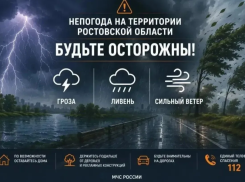 Ливни и шквалистый ветер накроют Ростовскую область 15 сентября