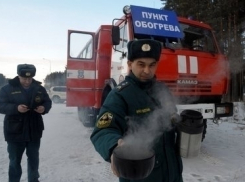 16 пунктов обогрева развернули на трассе М-4 «Дон»