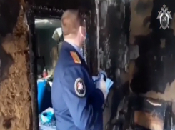 Появилось видео последствий пожара в Батайске, где погибло двое детей