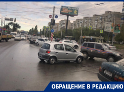 В Ростове из-за поломки светофора на улице Малиновского образовалась пробка