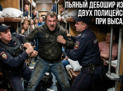 Пассажир поезда избил двух полицейских, которые пытались высадить его за пьяный дебош