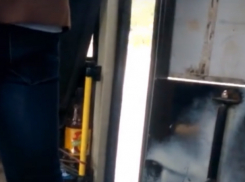 Маршрутка со злобно хлопающей «челюстью» прокатила пассажиров в Ростове