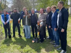 В парке ДГТУ отметили День древонасаждения высадкой 120 деревьев