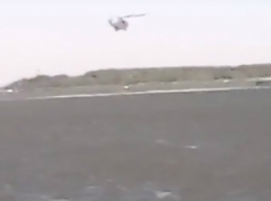 К тушению пожара в Ростове привлекли вертолеты Росгвардии