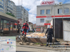 В Ростове-на-Дону с начала года демонтировали более 200 нелегальных ларьков