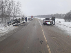 В Ростовской области в ДТП на заснеженной трассе погибли два человека