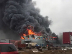 Открытое горение на рынке «Атлант-сити» под Ростовом ликвидировано 
