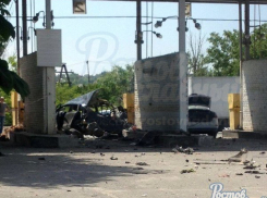 В Ростове на Северном на заправке произошел  взрыв 