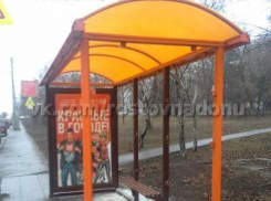 В Ростове вандалы разбили остановку