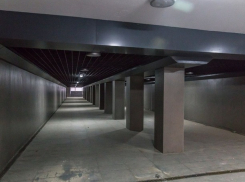 Новый в серых тонах подземный переход открыли напротив главного входа «Ростов Арены»