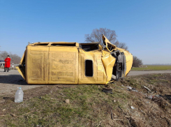 Четыре человека пострадали в перевернувшейся в Ростовской области Газели