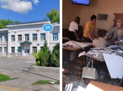В таганрогской гимназии во время урока на учеников упал потолок
