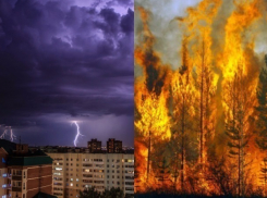 Одновременно угрозой ливней и высокой пожароопасностью напугали жителей Ростова осторожные синоптики