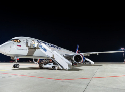 Ростовский аэропорт впервые смог принять огромный лайнер Airbus A350
