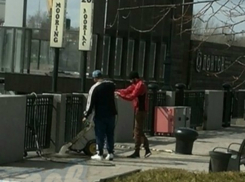 Рабочие невозмутимо «зацементировали» реку Дон на глазах у изумленных прохожих в Ростове