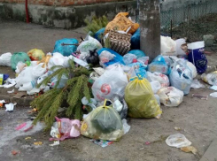 Ласково помахали «поезду», увозящему 800 тонн мусора, трудолюбивые жители Ростова