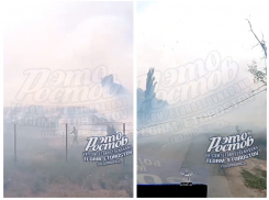 В Зерноградском районе при сильном пожаре погиб человек и десятки животных