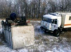 В Ростовской области «ГАЗель» съехала в кювет и перевернулась