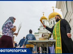 Верующие ростовчане встретили Вербное воскресенье в храмах города