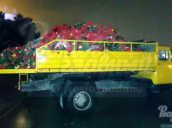 Временный мемориал погибшим в авиакатастрофе в Ростове убрали