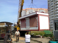 Незаконные торговые павильоны демонтировали в «Суворовском»