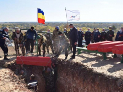 В Ростовской области захоронили останки казаков погибших в годы Гражданской войны