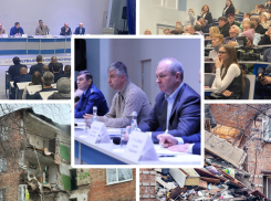 «Позор вам. Уходите со своего места»: как прошла первая встреча жителей рухнувшего дома и главы администрации Ростова