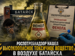 Роспотребнадзор нашел высокоопасное токсичное вещество в воздухе Батайска