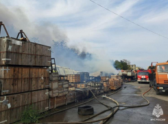 Крупный пожар на складе в Батайске потушили 
