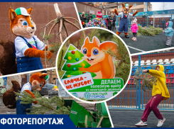 Ростовчанин и его маленькая дочка метнули елку почти на 8 метров
