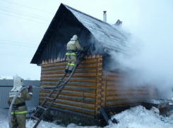 Большая баня сгорела в Ростове-на-Дону