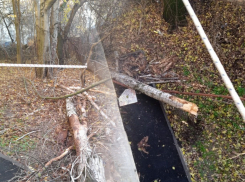 В центре Ростова отремонтировали газопровод, который пострадал при падении дерева