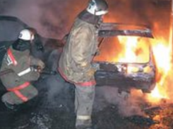 В Ростовской области сгорел ВАЗ-2410 