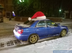 В Ростове появилась машина - Дед Мороз