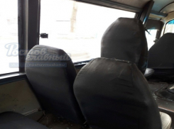 Кусок разбитого стекла отлетел сидящей в маршрутке ростовчанке прямо в глаз 