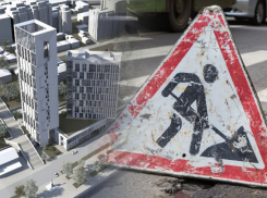 В Ростове на полгода ограничат движение на Береговой из-за строительства высотки