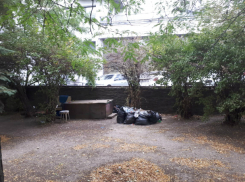 Уютный «бомжатский» сквер рядом с гостиницей Ростов портит впечатления гостей о городе 