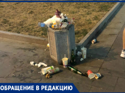 «Как будто никто не следит»: ростовчане показали замусоренную набережную Дона