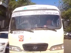 Наглого маршрутчика жестко проучил справедливый водитель на встречке в Ростове