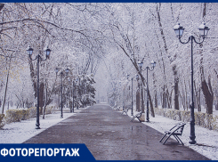 В конце марта в Ростове выпал снег