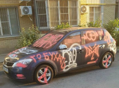 Скабрезными предложениями и ругательствами исписали дорогую иномарку в Ростовской области