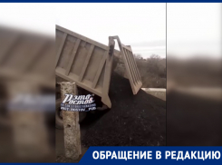 Под Ростовом из-за перекрытого объезда через Каратаево едва не погибла девушка